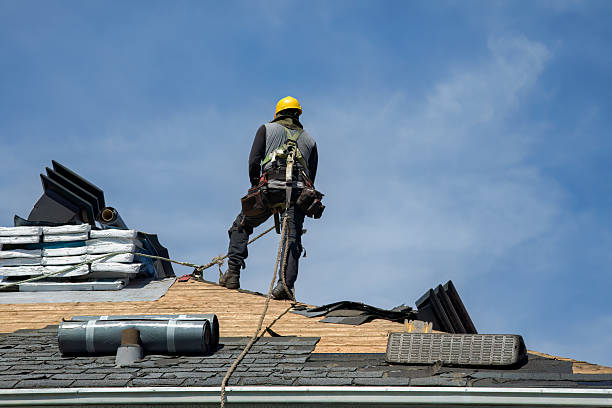 Professional Roofing technician working in Bud, WV
